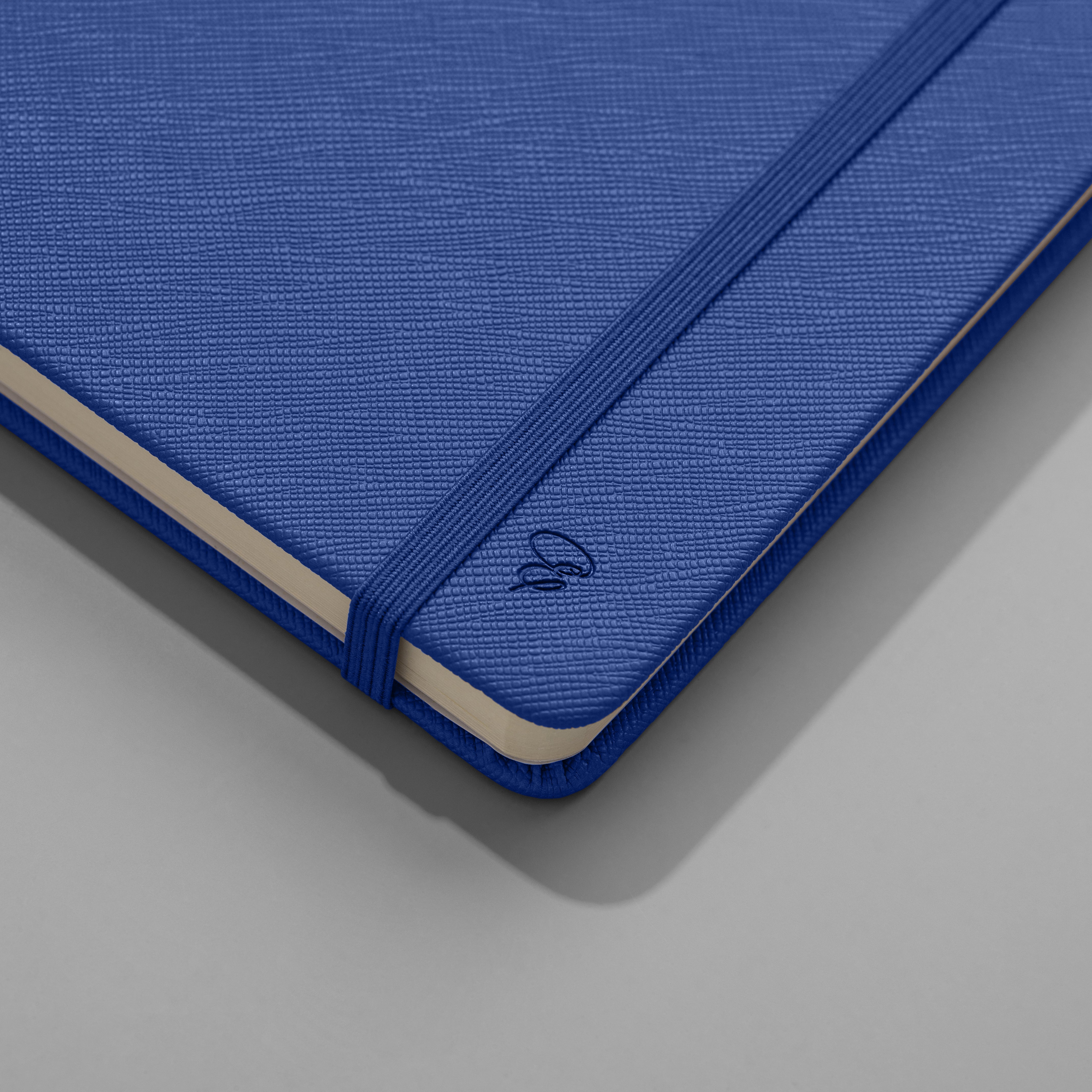 Premium Blue PU Saffiano Leather Journal - Elegant Notebook for Writing, Note Taking & Gift Giving - Perfect for Business, School & Travel Use