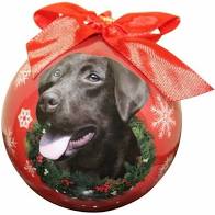 Chocolate Labrador Christmas Ornament - Handmade Dog Lover Gift for Pet Parents - Perfect for Holiday Tree Decor, Gift Exchange & Festive Home Decor