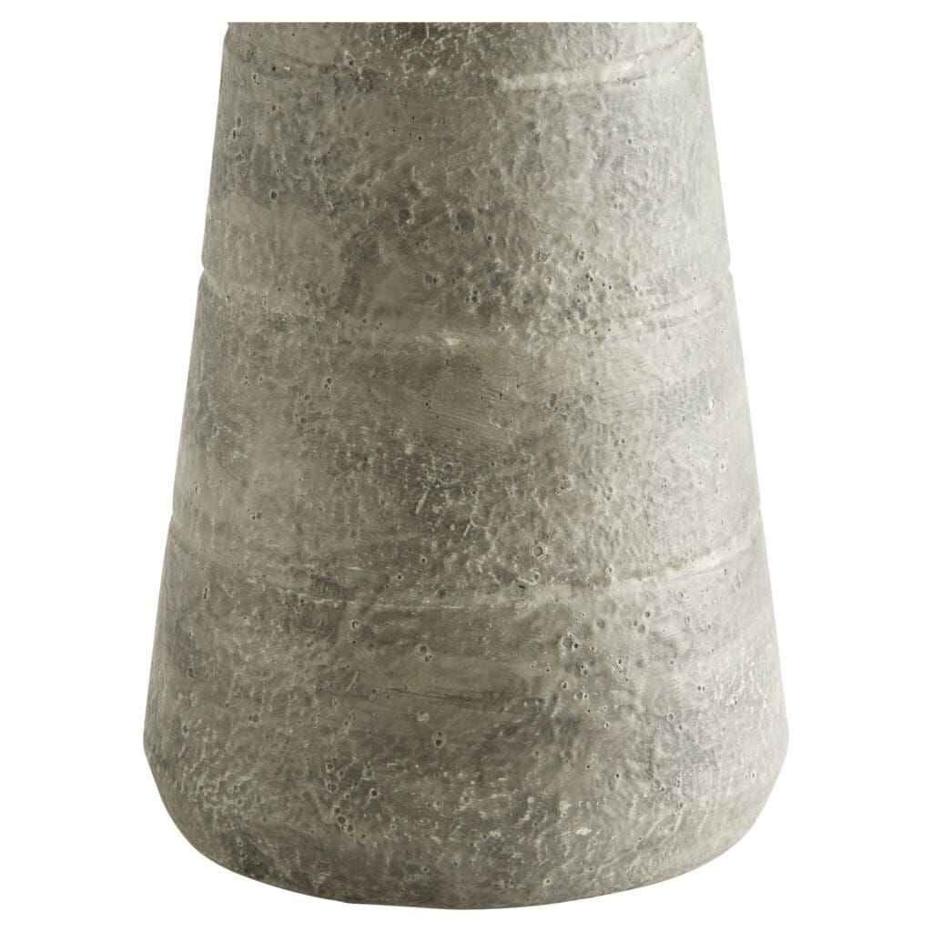 Cyan Design 11578 Thera Vase - Small Grey Ceramic Vase for Home Decor, Wedding Centerpiece, or Office Desk Accessory