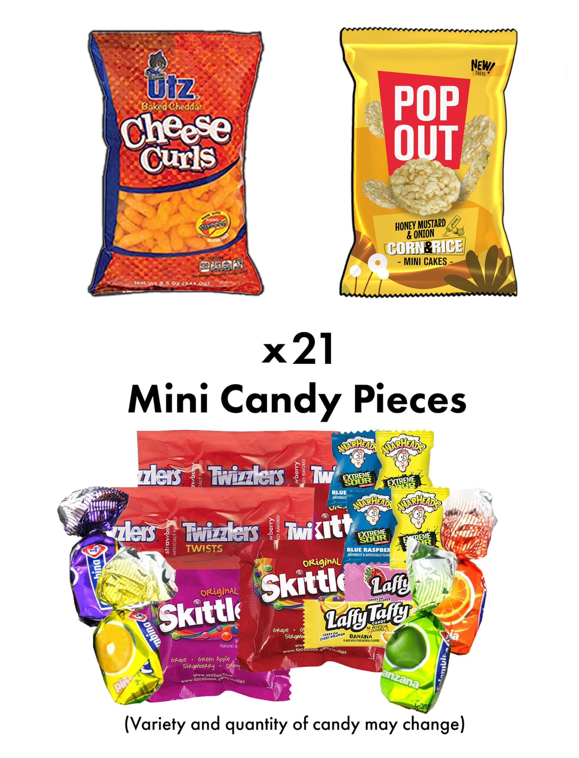 Blue Ribbon Snacks Variety Care Package - 55 Count Bulk Snack Box with Candy, Cookies, Chips & Bars - Perfect for College Students, Office Workers & Gift Baskets - Great for Dorm Rooms, Care Packages & Party Snack Mixes