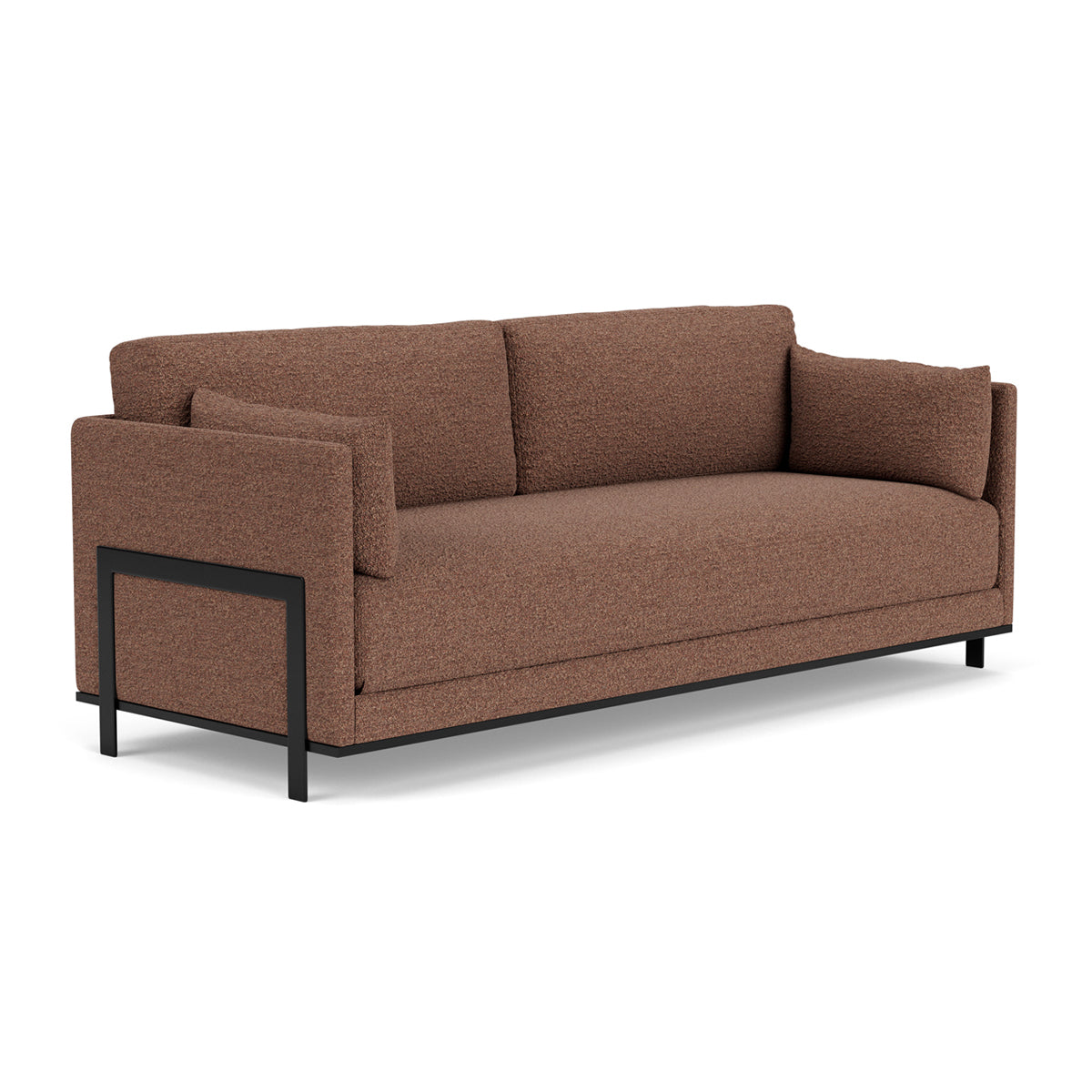 Cozy Boucle Fabric 3-Seater Sofa - Modern Comfort for Living Room, Lounge & Small Spaces