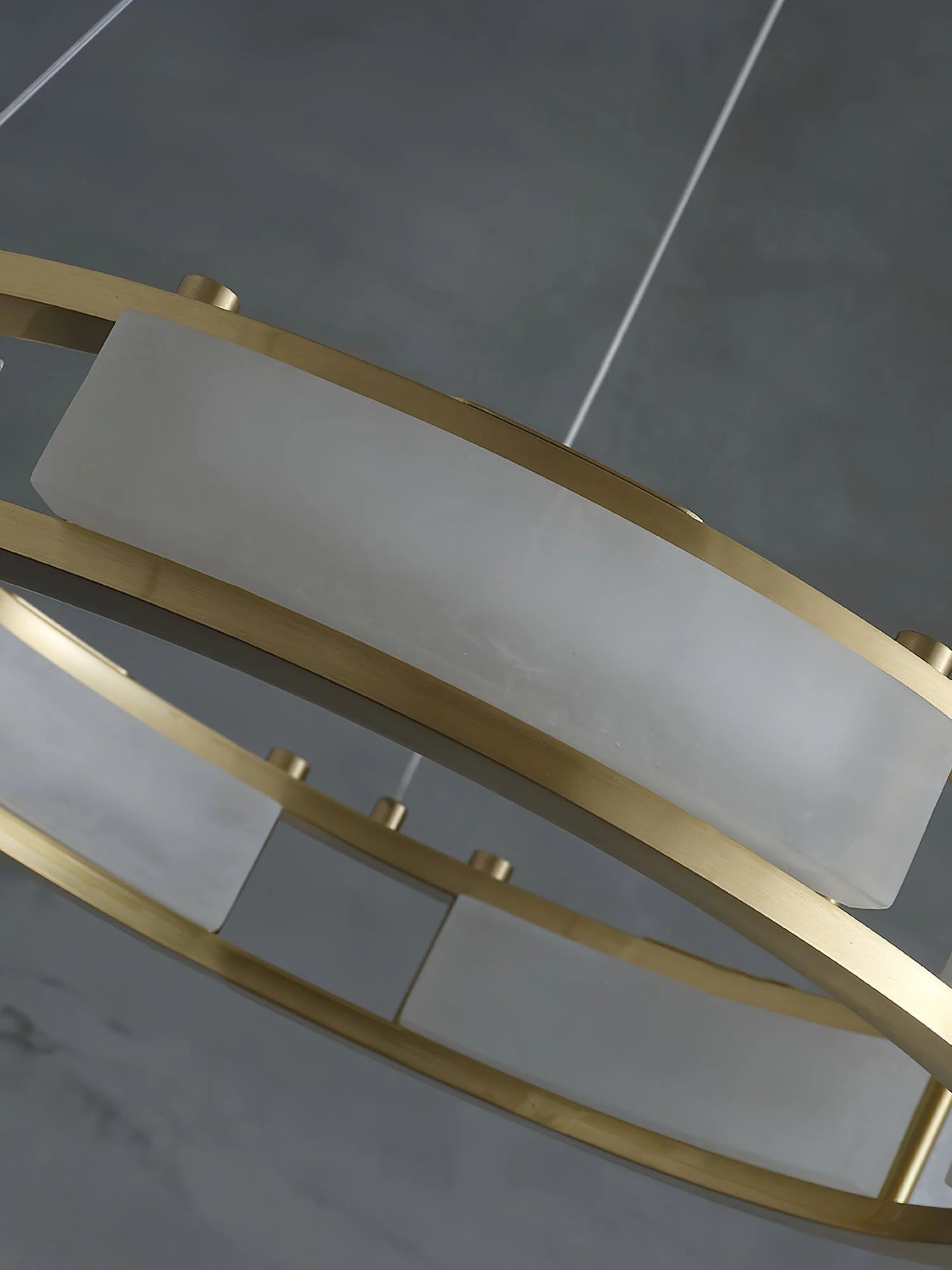 Elegant Qatar Alabaster Chandelier - Handcrafted Luxury Crystal Ceiling Light Fixture for Dining Room, Living Room & Bedroom Decor