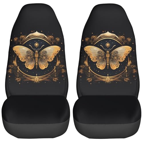 Mystic Gold Moth Magic Moon