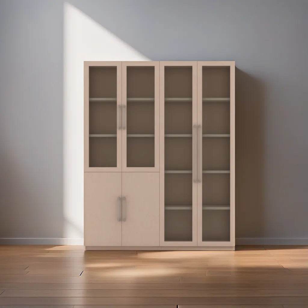 Moselle IV Display Bookshelf - Modern Wooden Bookcase for Home & Office - Perfect for Living Room, Bedroom, and Study Room Organization