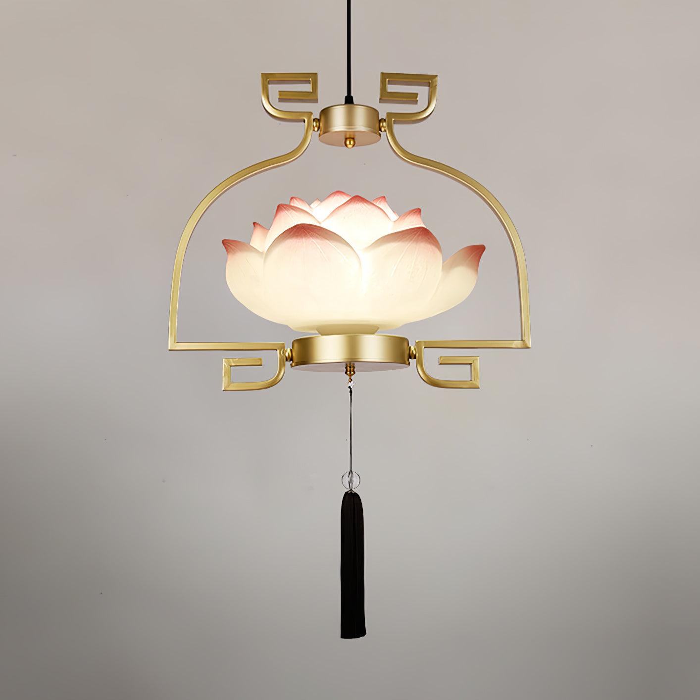 Lotus Bloom Chandelier - Elegant Floral Ceiling Light Fixture for Living Room, Bedroom & Dining Room Decor | Perfect for Home, Wedding & Event Lighting