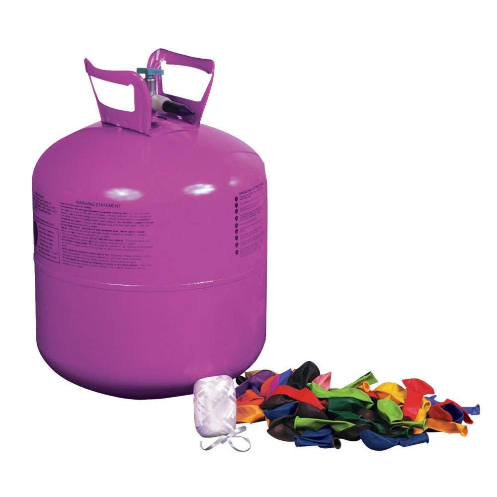 Helium Tank Party Kit for Balloons - 1 Piece Party Decorations for Birthdays, Weddings & Events