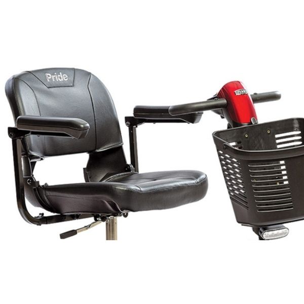 Pride Go Go Elite Traveller Plus 3-Wheel Mobility Scooter SC53 - Lightweight Portable Electric Scooter for Seniors & Adults - Perfect for Travel, Shopping & Outdoor Activities
