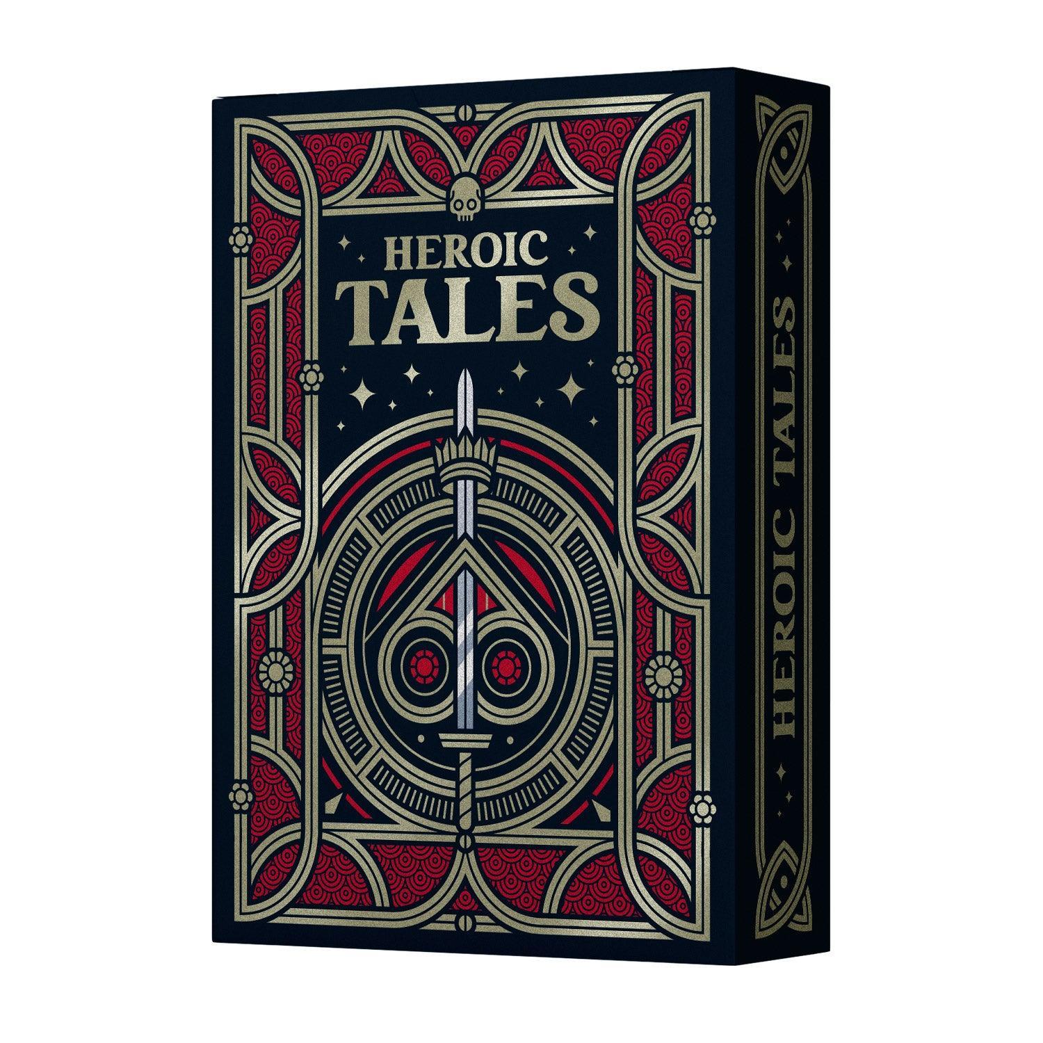 Heroic Tales Playing Cards - Premium Deck for Poker, Magic Tricks & Game Nights | Collectible & Durable Cards for Family Fun & Entertainment