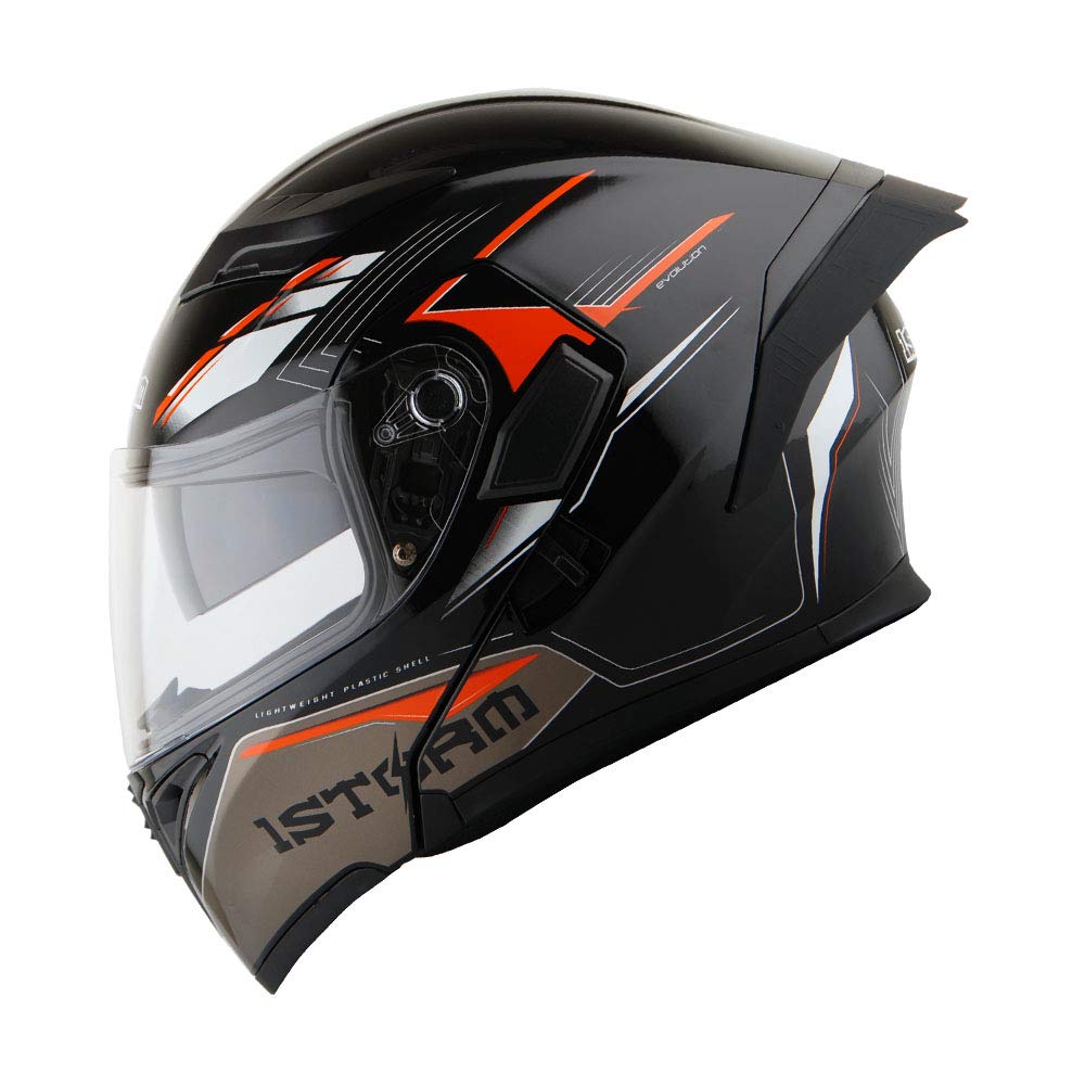1Storm HB89 Motorcycle Modular Full Face Helmet - DOT Approved Flip Up Dual Visor with Sun Shield for Men & Women - Perfect for Street Biking, Commuting & Touring