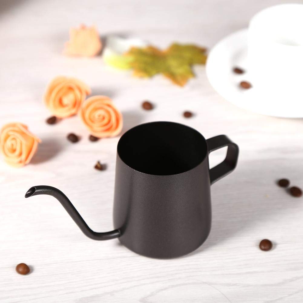 Premium 250ml/350ml Stainless Steel Gooseneck Coffee Kettle for Pour Over, Drip Coffee & Tea Brewing - Precision Spout for Perfect Extraction - Ideal for Home Baristas & Specialty Coffee Lovers