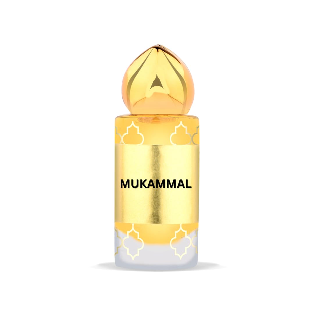Premium 10ML Men's Traditional Arabic Attar Perfume Oil - Long Lasting Mukammal Itr Fragrance (0.33 Fl Oz) | Free Shipping | Perfect for Daily Wear, Special Occasions & Gift Giving