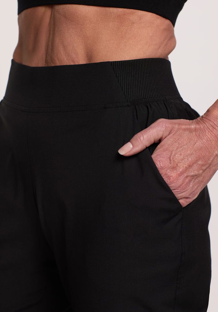 Palmer Joggers for Men & Women - Soft Comfortable Athletic Pants - Black Running Sweatpants for Gym, Workout & Casual Wear