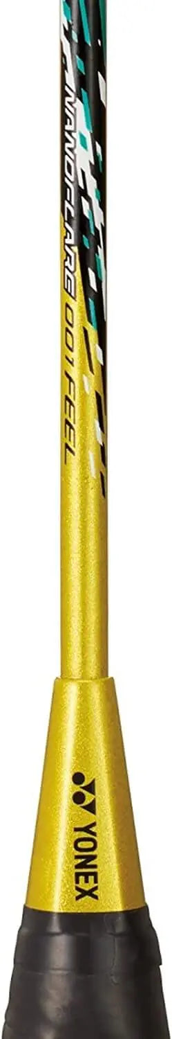 Yonex Nanoflare 001 Feel Badminton Racket (Gold) - Pre-Strung with High Performance for Professional & Recreational Players - Perfect for Tournaments & Casual Play
