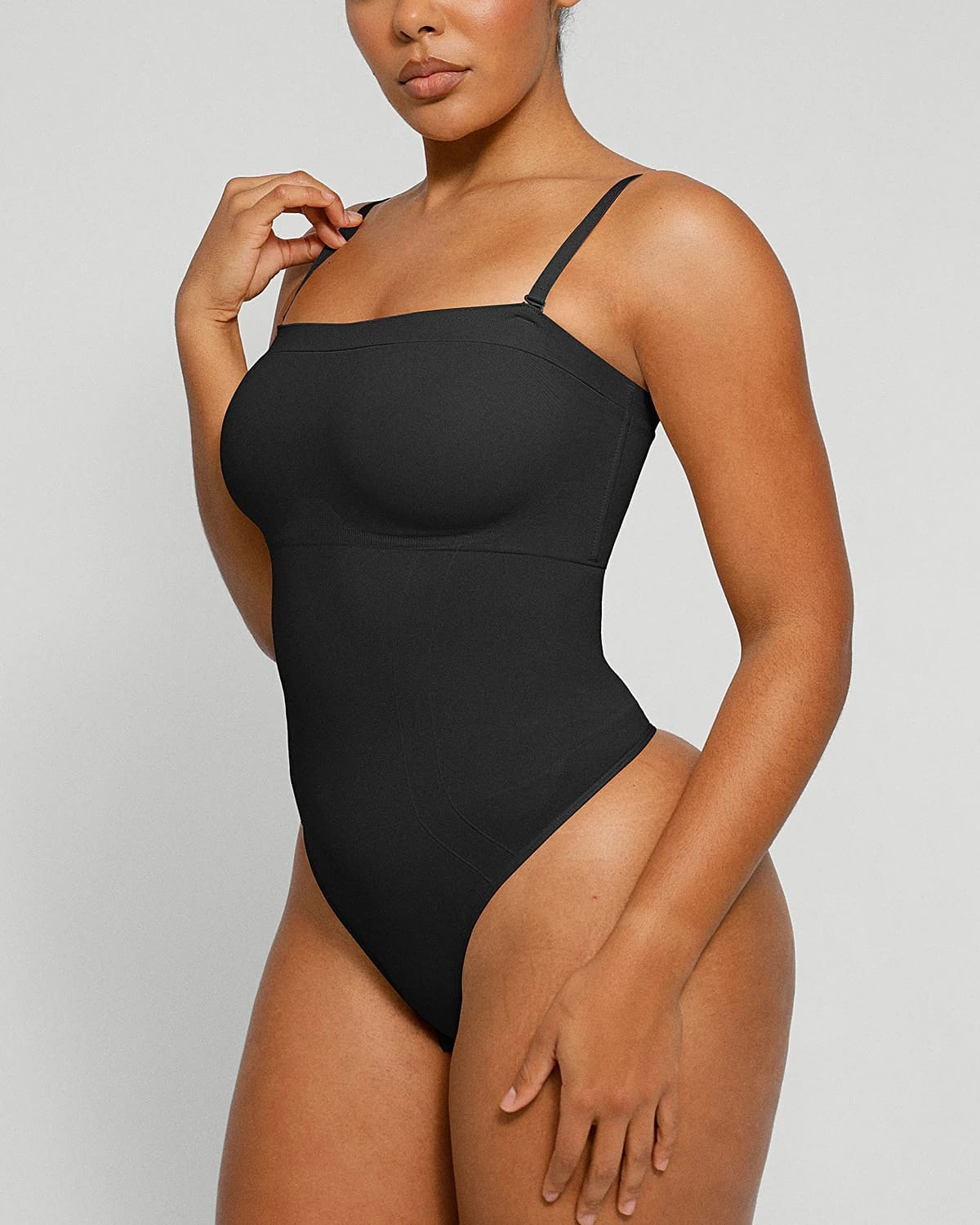 Seamless Sculpt Strapless Thong Bodysuit for Women - Sexy Shapewear for Special Occasions & Date Nights