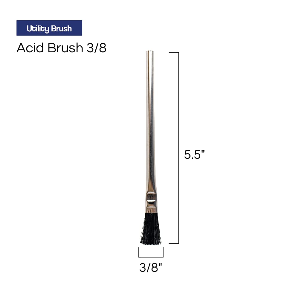 Pro Grade Acid Brushes - 288 Count 3/8