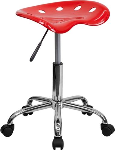 Vibrant Apple Green Tractor Seat & Chrome Stool - Retro Diner Style Bar Stool for Kitchen, Cafe, and Home Decor