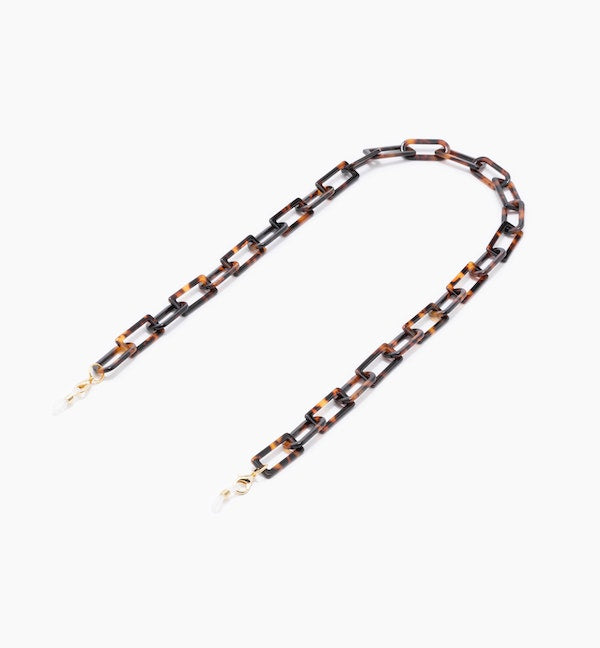 Square Link Acetate Eyewear Chain - Stylish Glasses Holder for Reading Glasses & Sunglasses - Perfect for Work, Travel, and Outdoor Activities