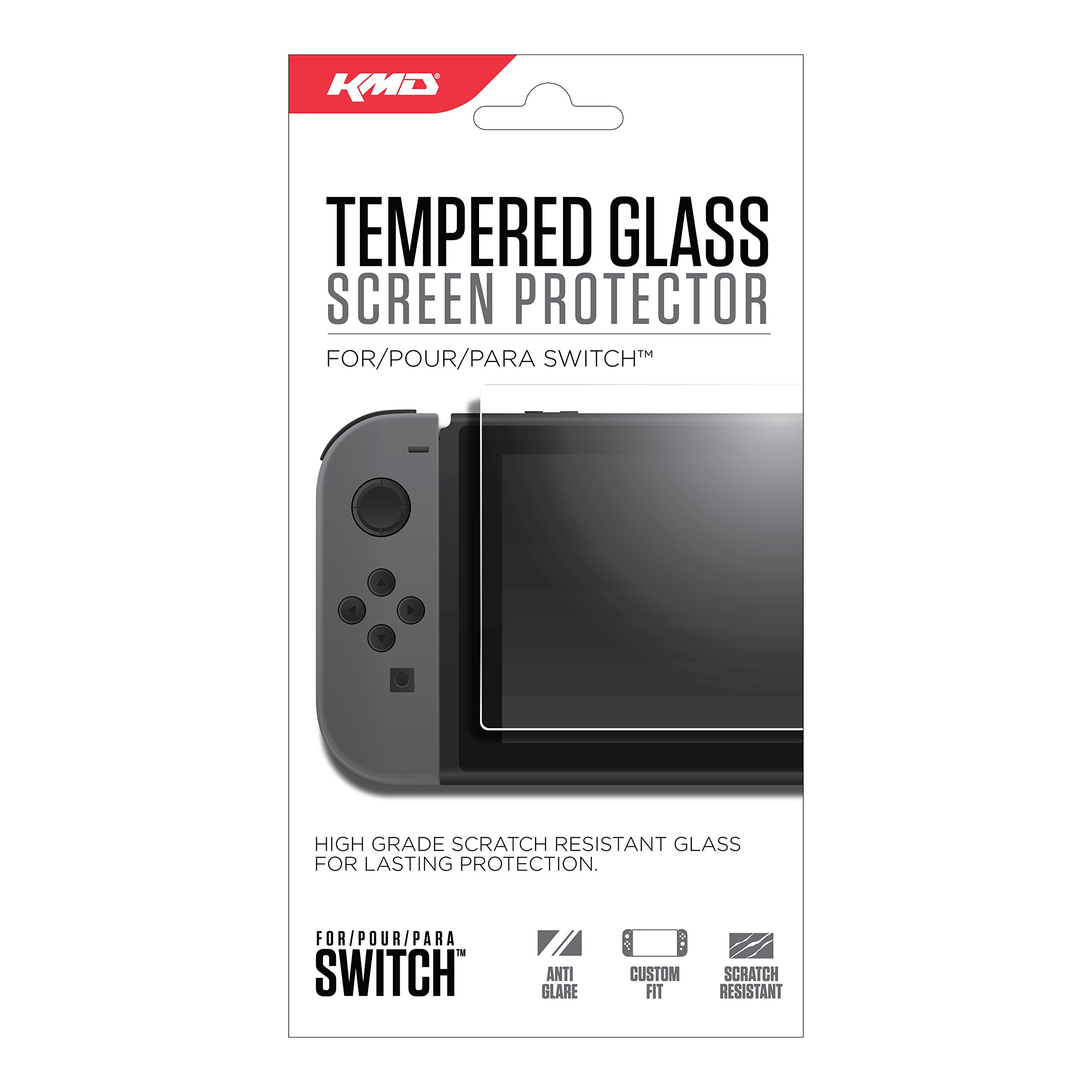 Premium Tempered Glass Screen Protector for Nintendo Switch - 9H Hardness, Anti-Scratch, Bubble-Free Installation - Perfect for Gaming, Travel & Everyday Protection