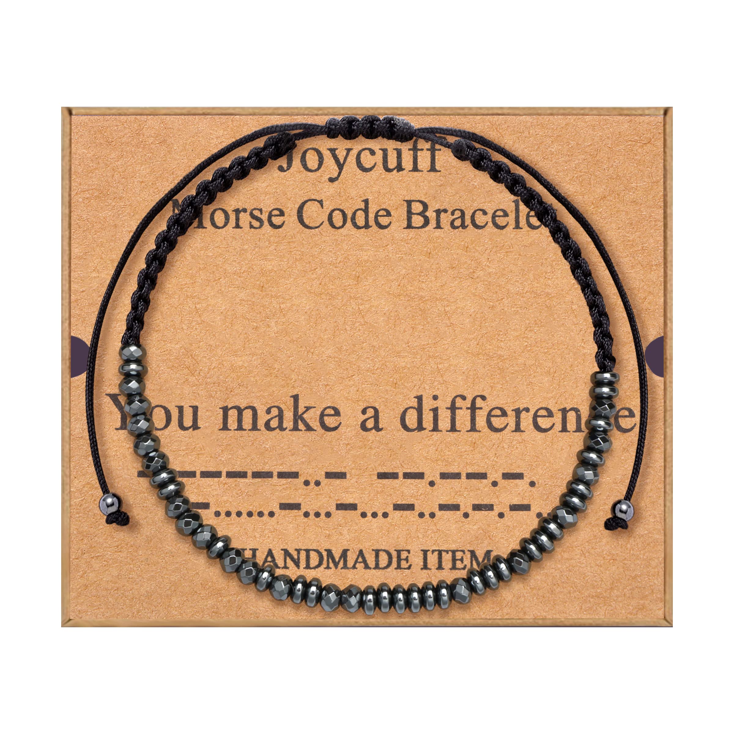 Morse Code Bracelet for Women - Personalized Inspirational Jewelry with Secret Message - Unique Birthday & Christmas Gift for Her - Perfect for Daily Wear, Special Occasions & Thoughtful Surprises