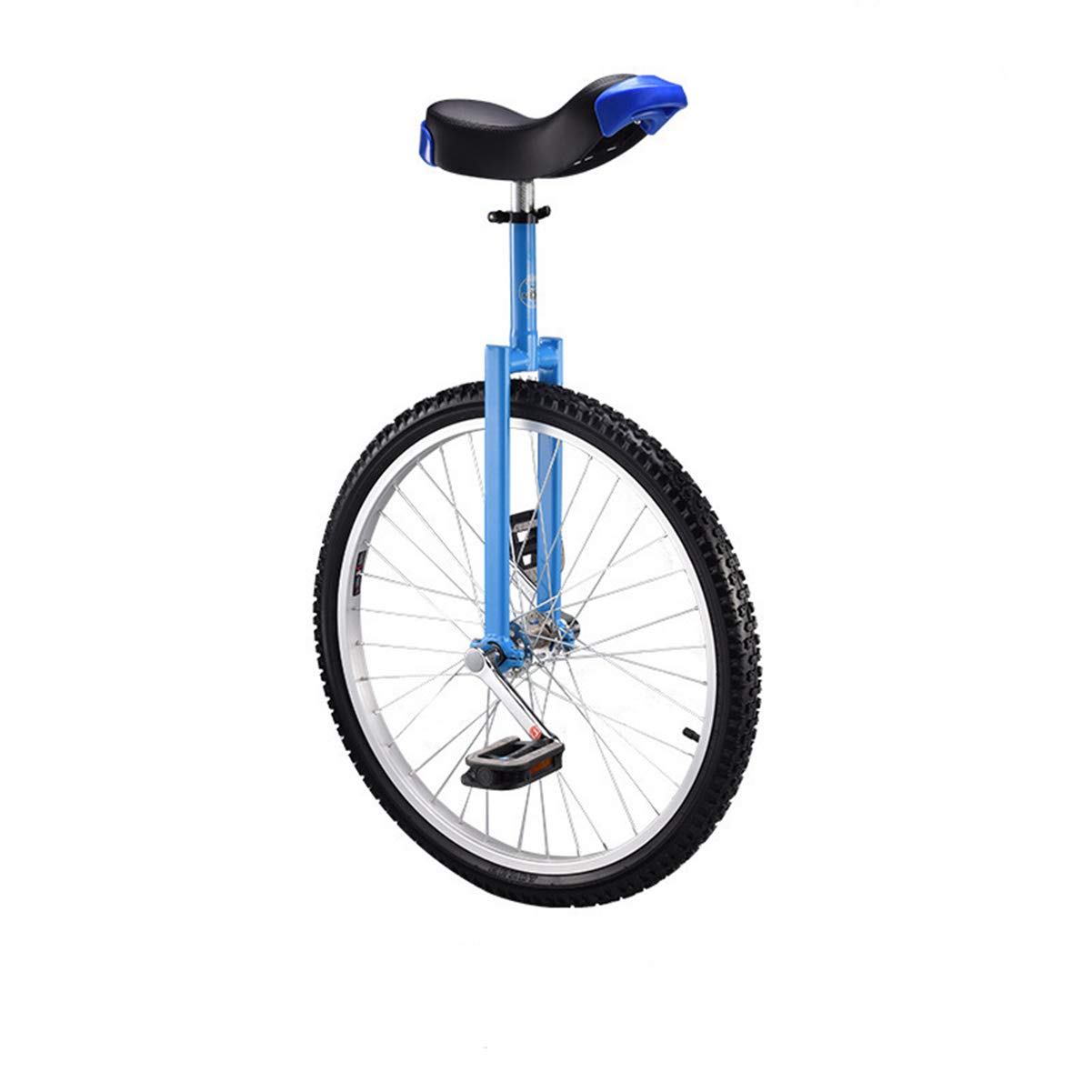 24 Inch Unicycles for Adults & Kids - Durable Manganese Steel Frame, One Wheel Bike for Men, Women & Teens - Perfect for Mountain Riding, Outdoor Adventures & Learning Balance