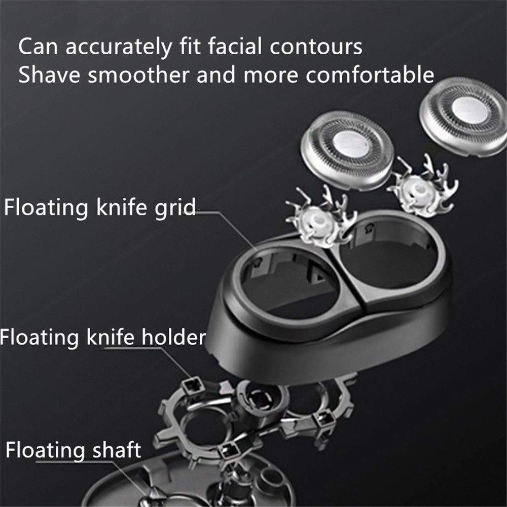 Electric Razor for Men - USB Rechargeable Shaver with 1-Hour Fast Charge, Wet & Dry Use, Plug and Play - Perfect for Travel, Gym, and Daily Grooming