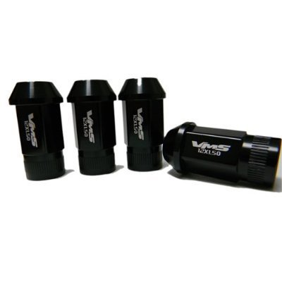20PC Lightweight Aluminum Racing Lug Nuts 12x1.5 Black - Compatible with Pontiac GTO 2004-2006 Models - Perfect for Track Days & Performance Upgrades