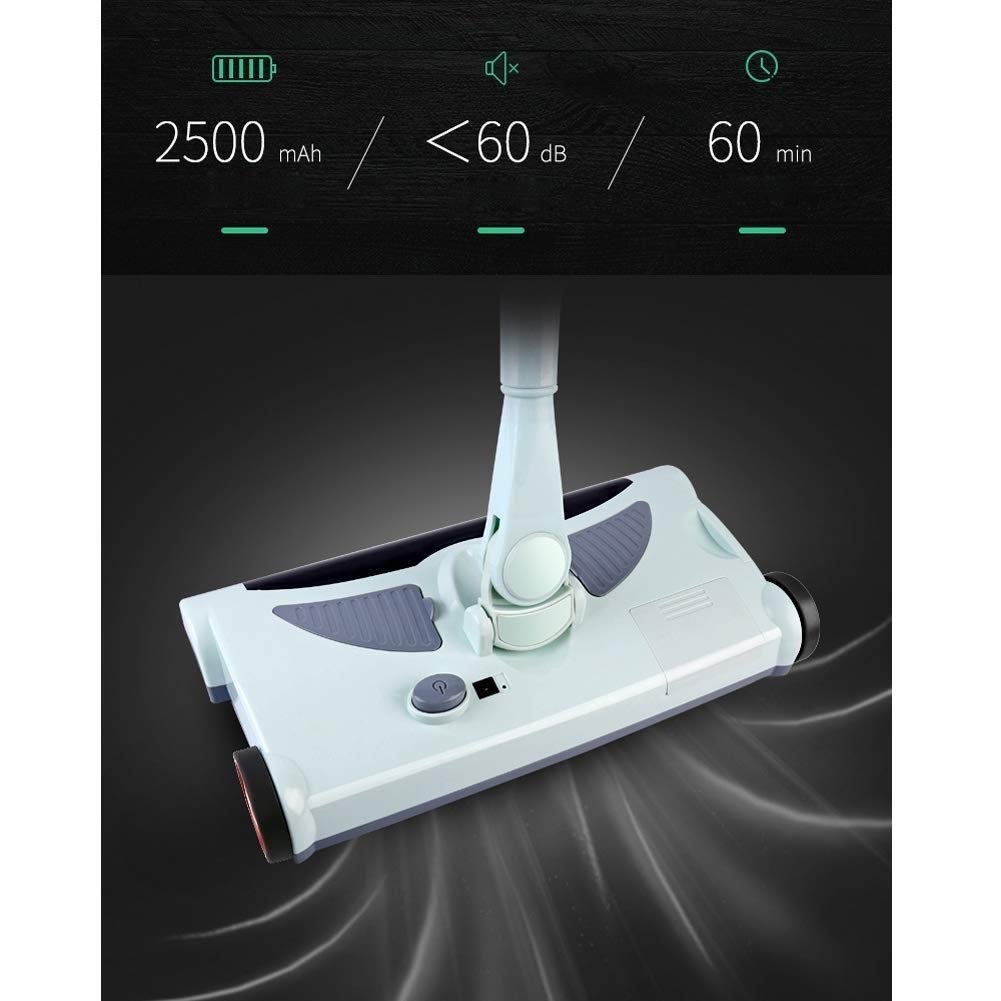 **Rechargeable Cordless Electric Mop - Powerful Floor Cleaner & Scrubber for Hardwood, Tile & Carpet | Handheld Vacuum & Polisher for Home & Car Cleaning**