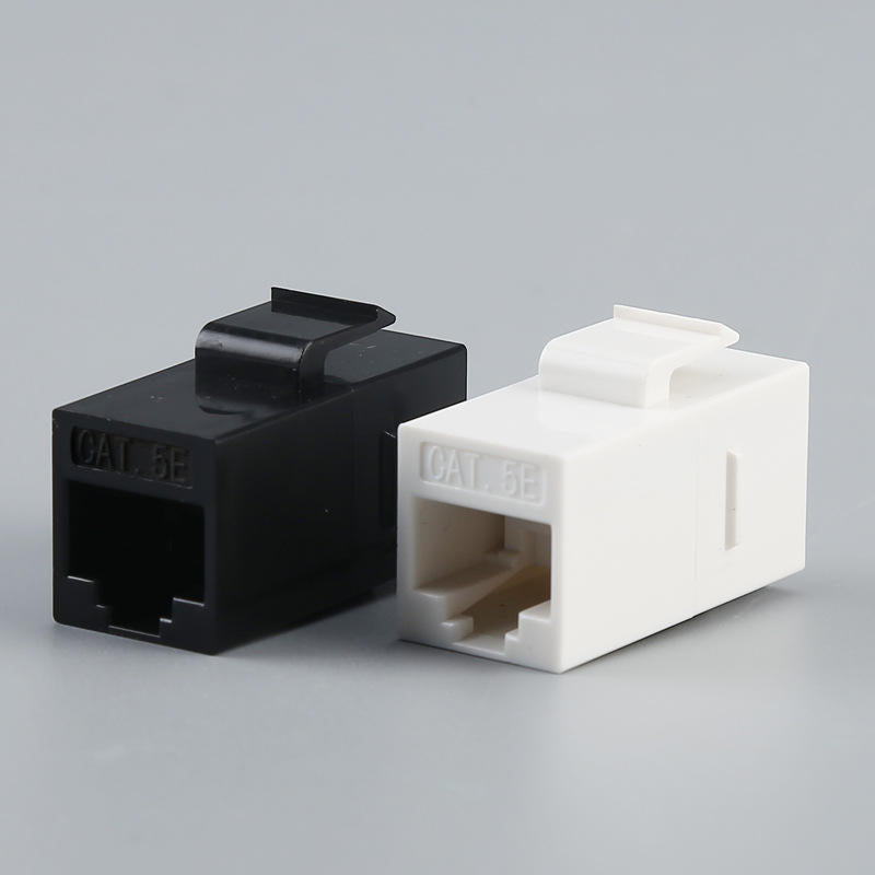 CAT5 Ethernet Coupler - White | High-Speed Network Connector for Home & Office Networking | Reliable LAN Extension Solution