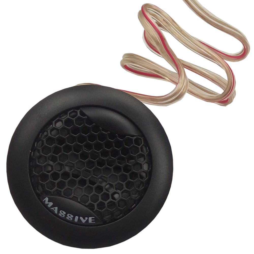 FT1 50 Watts RMS 20mm Aluminum Dome Tweeters - High-Performance Car Audio Tweeters for Clear Sound | Perfect for Car Stereo, Home Theater & DIY Speaker Projects
