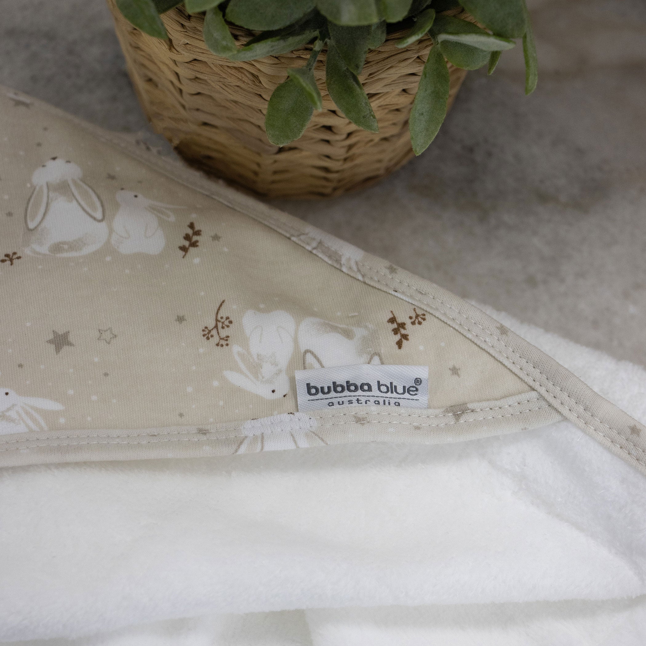 Soft Bunny Dreams Hooded Towel for Babies & Toddlers - Cute Animal Hooded Bath Towel with Ears - Perfect for Bath Time, Swimming, Beach & Nursery