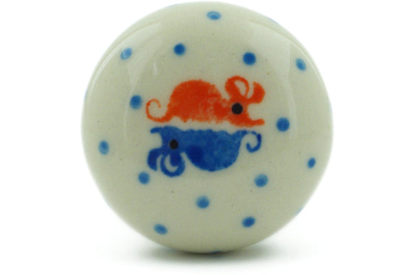 1 Drawer Knob 1 3/8 Inch - Happy Mice Kids Cabinet Pulls - Cute Mouse Shaped Hardware for Children's Room Furniture & DIY Projects