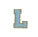 AQUA FUZZY ALPHABETS L - Soft Textured Sensory Letters for Kids Learning & Play | Perfect for Toddler Education, Classroom Decor & Nursery Wall Art
