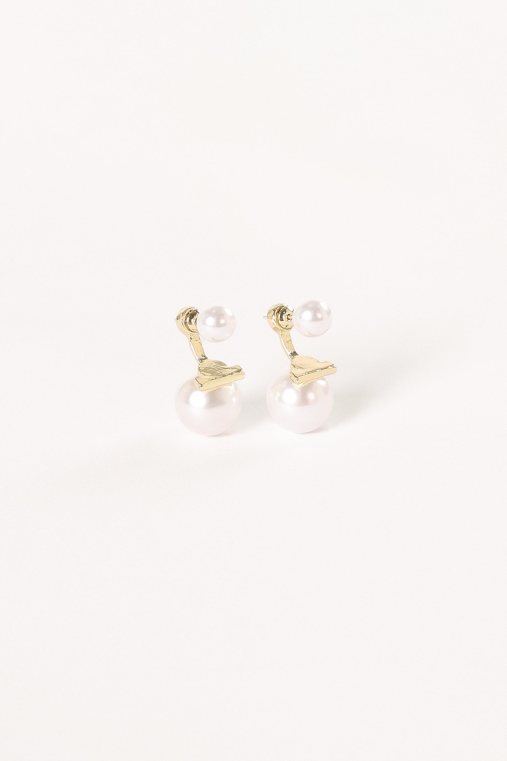 Astrid Pear Earrings in Gold - Elegant Dangle Earrings for Women, Perfect for Weddings, Parties & Everyday Wear