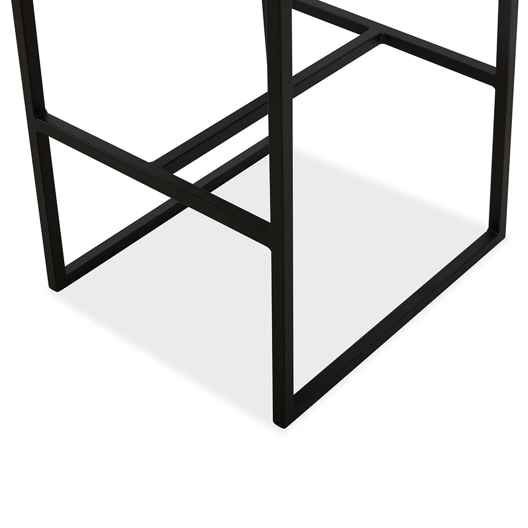 Modern Copley Stool - Adjustable Height Bar Stool with Backrest, Comfortable Kitchen & Dining Chair for Home, Office, and Cafe Use