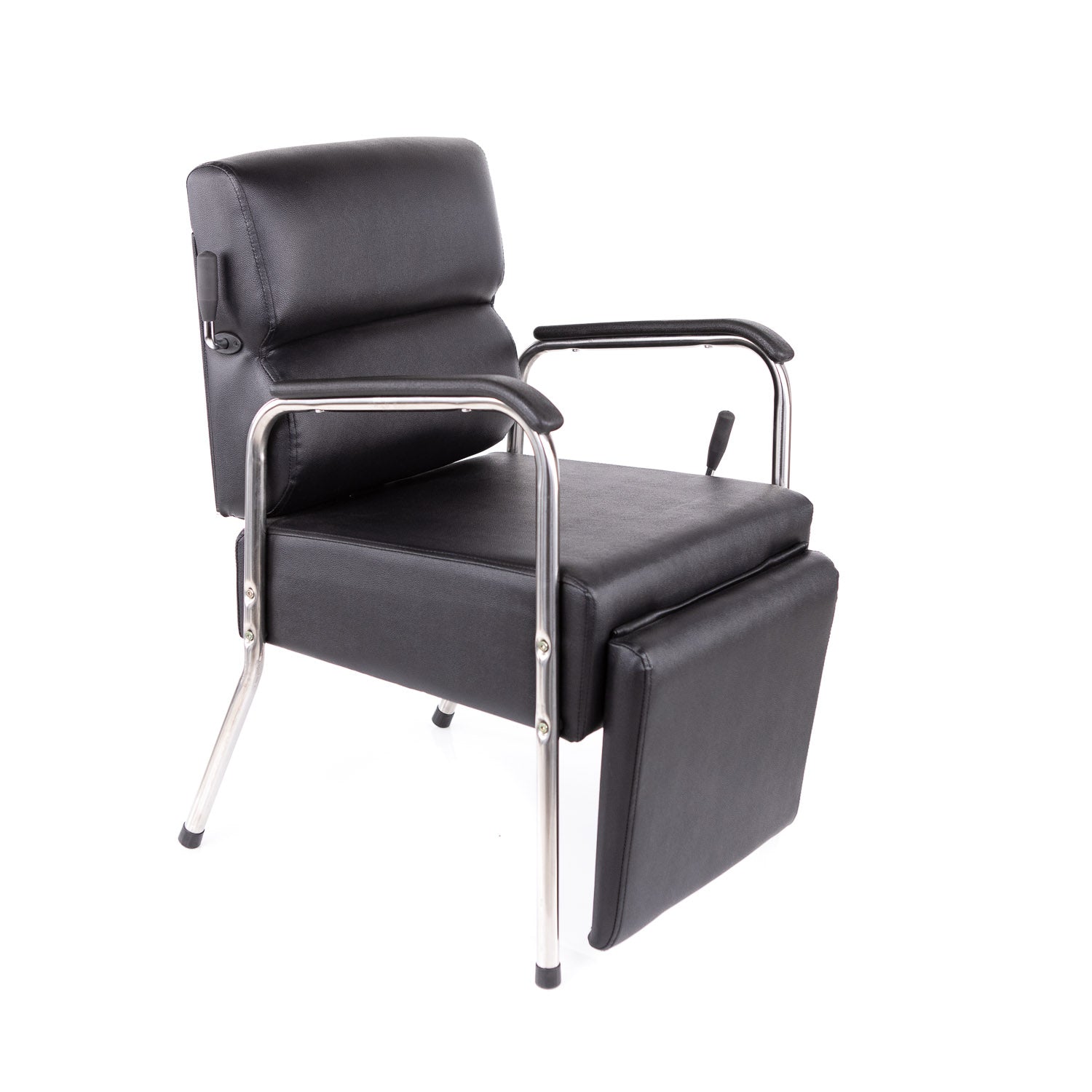 Professional Lever Shampoo Chair with Adjustable Kickout Legrest - Perfect for Salon, Spa & Barber Shop Hair Washing Stations