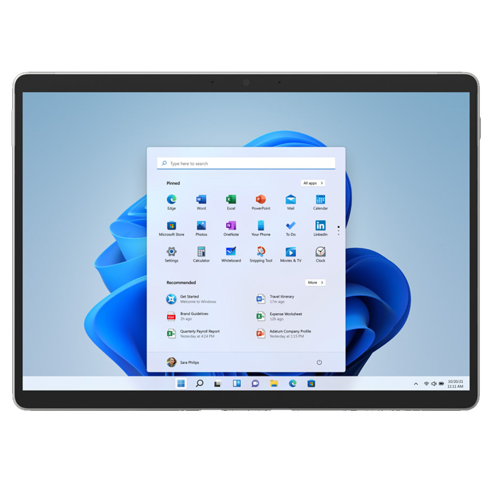 Microsoft Surface Pro 8 (13-inch Touchscreen, Intel Core i5-1135G7, 8GB RAM, 128GB SSD) - New 2022 Model | Ultra-Light 2-in-1 Laptop Tablet for Business, Students & Remote Work