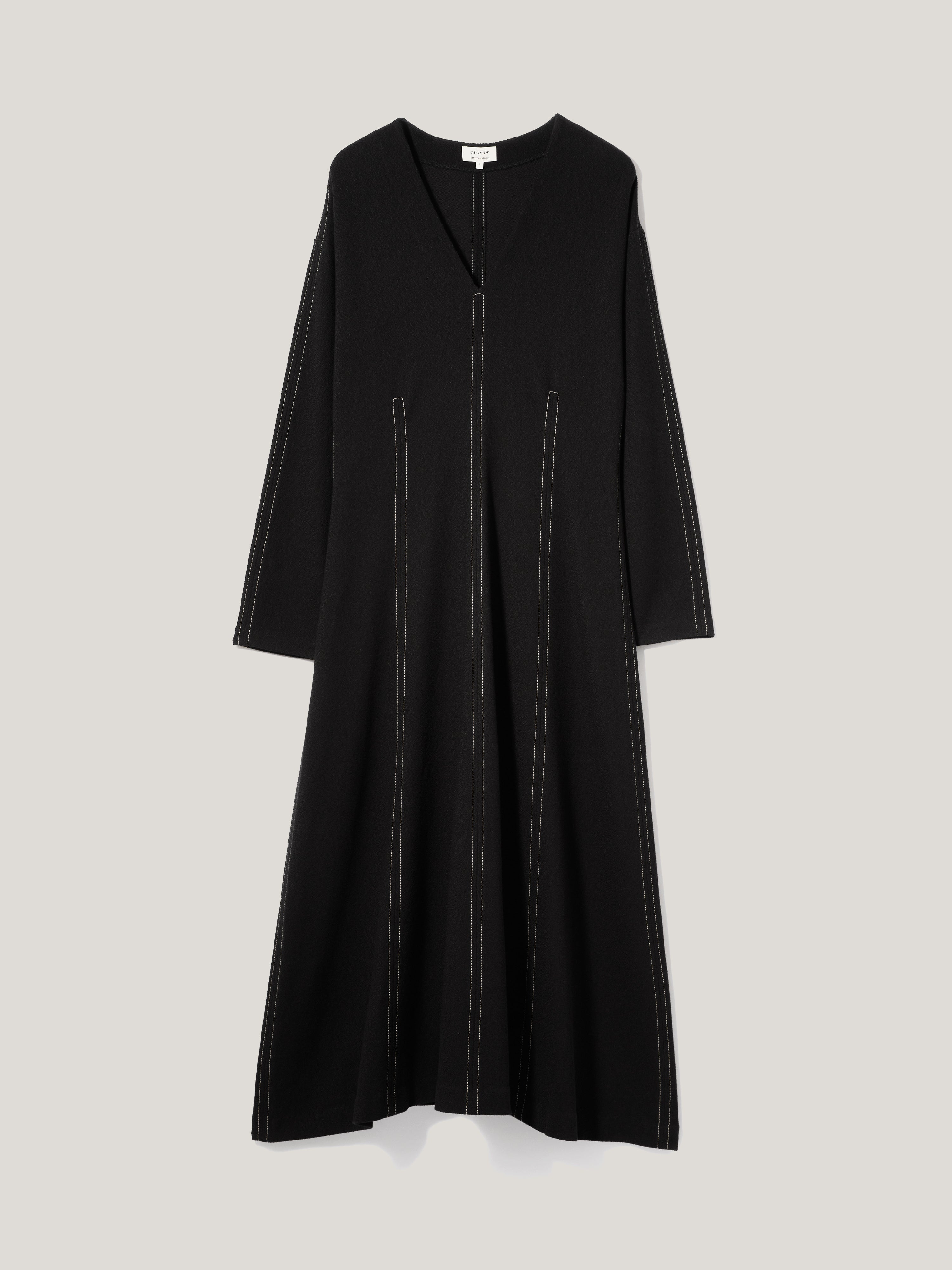 Batwing Stitched Dress for Women - Elegant Black Flowy Sleeveless Maxi Dress | Perfect for Summer Parties, Beach Vacations and Evening Events