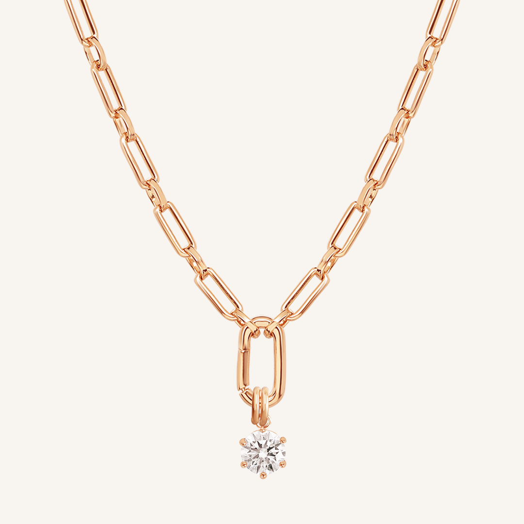 Grace Charm Necklace - Elegant Silver Pendant for Women | Perfect for Weddings, Date Nights & Special Occasions