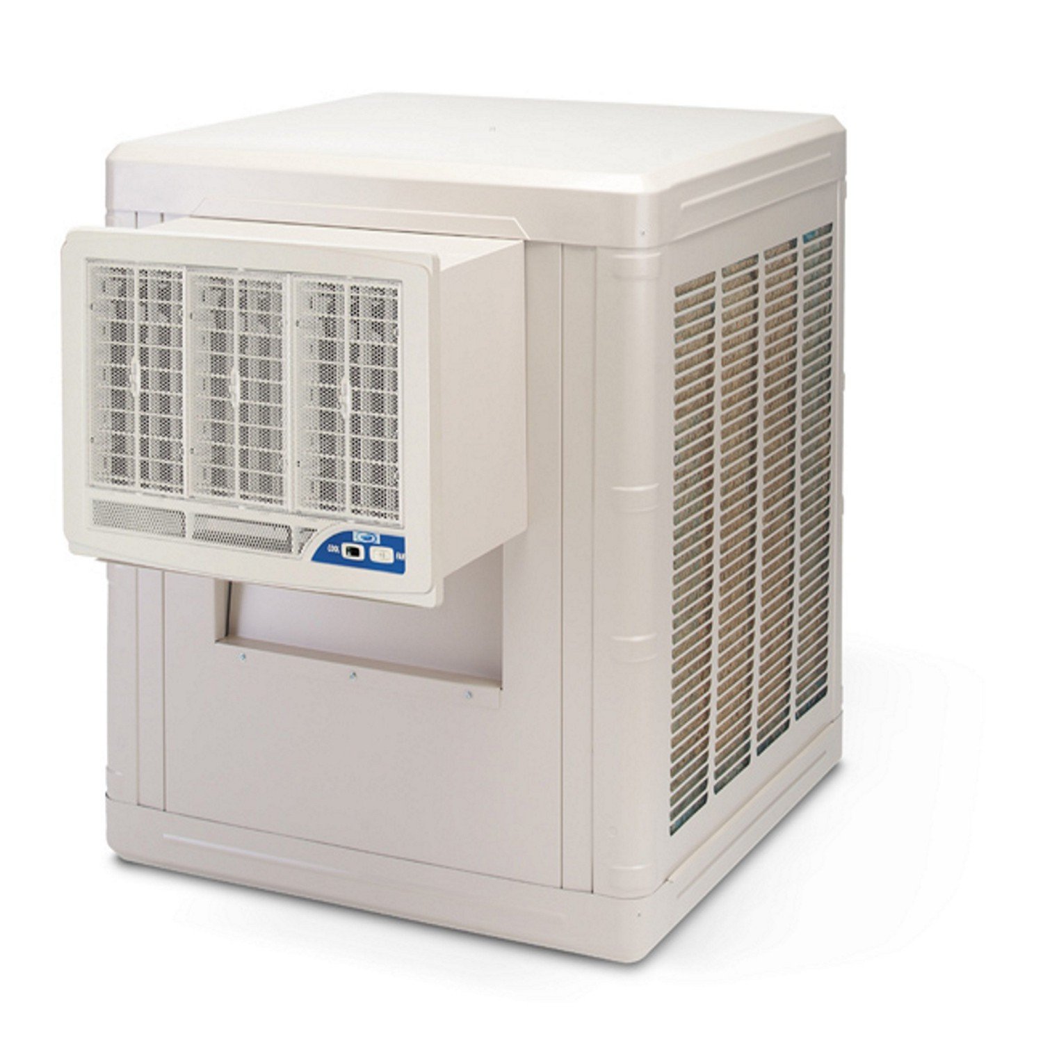 Phoenix Manufacturing BW4002 Portable Evaporative Window Cooling Unit - 1,000 Sq Ft Cooling Capacity for Home, Office & Garage Use