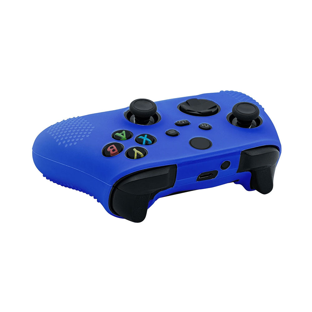 Non-Slip Silicone Grip Cover for Xbox Series S/X Controller - Blue | Enhanced Comfort & Control for Gaming, Streaming & Long Play Sessions