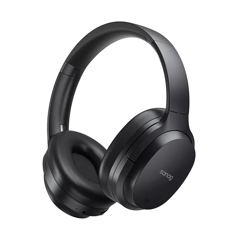 Sanag B6S Pro Wireless Bluetooth Headphones - Over Ear Noise Cancelling Headset with Mic for Travel, Work, and Gaming