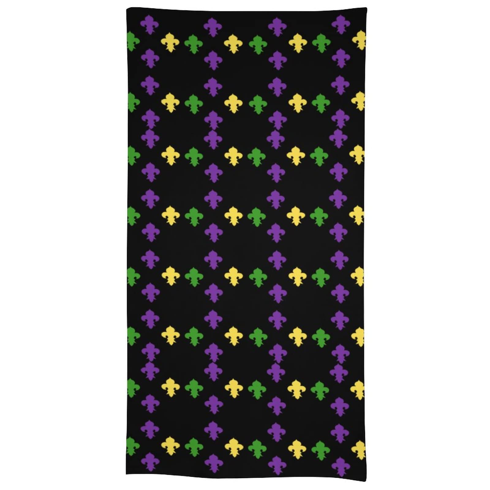 Premium Mardi Gras Fleur De Lis Rectangular Tablecloth - Soft, Washable 60x120 Inch Dining Table Cover for Kitchen, Party & Holiday Decor | Perfect for Festive Gatherings, Restaurant Events & Home Decor