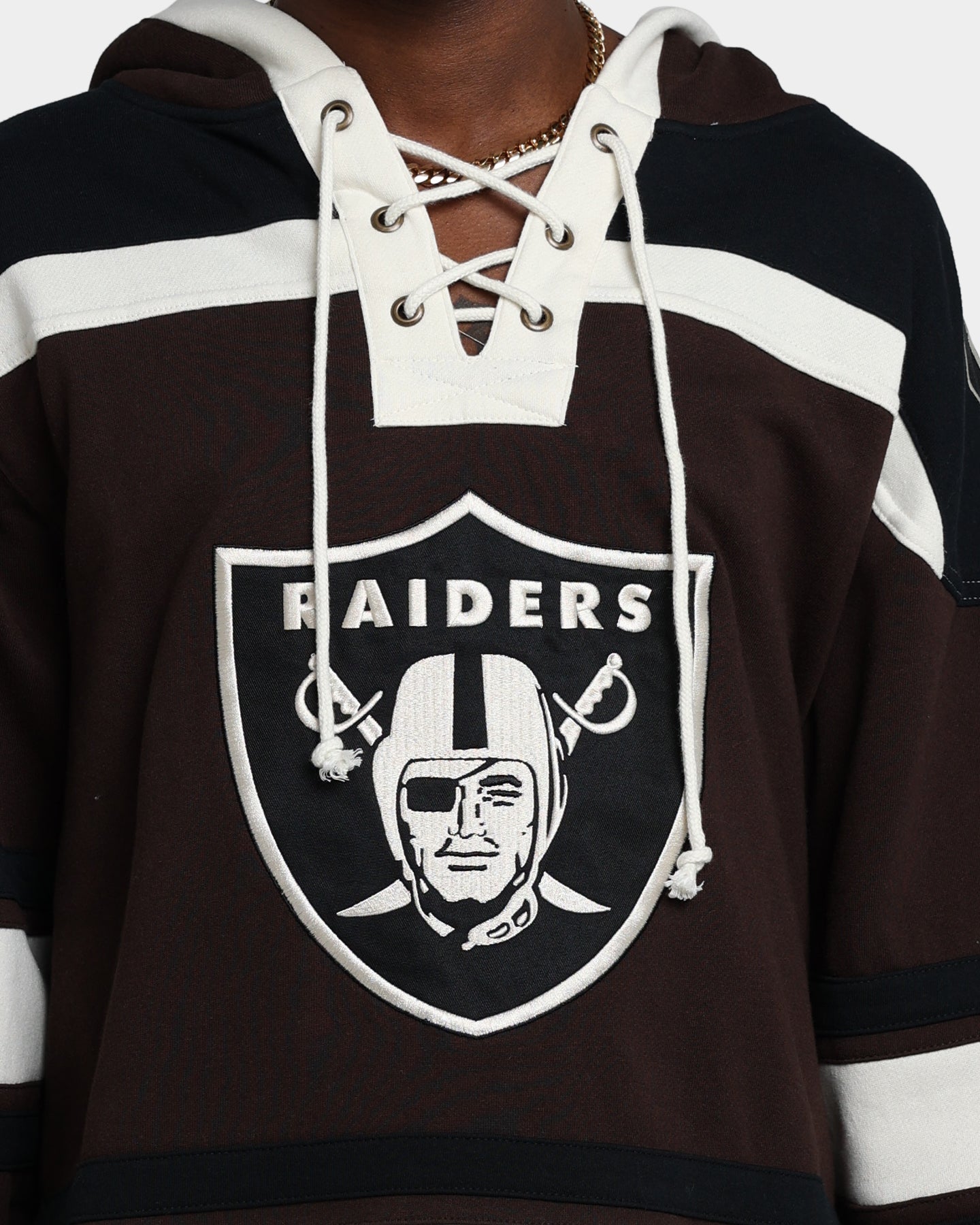 47 Brand Las Vegas Raiders Superior Lacer Hoodie Brown - NFL Fan Apparel for Game Day & Casual Wear