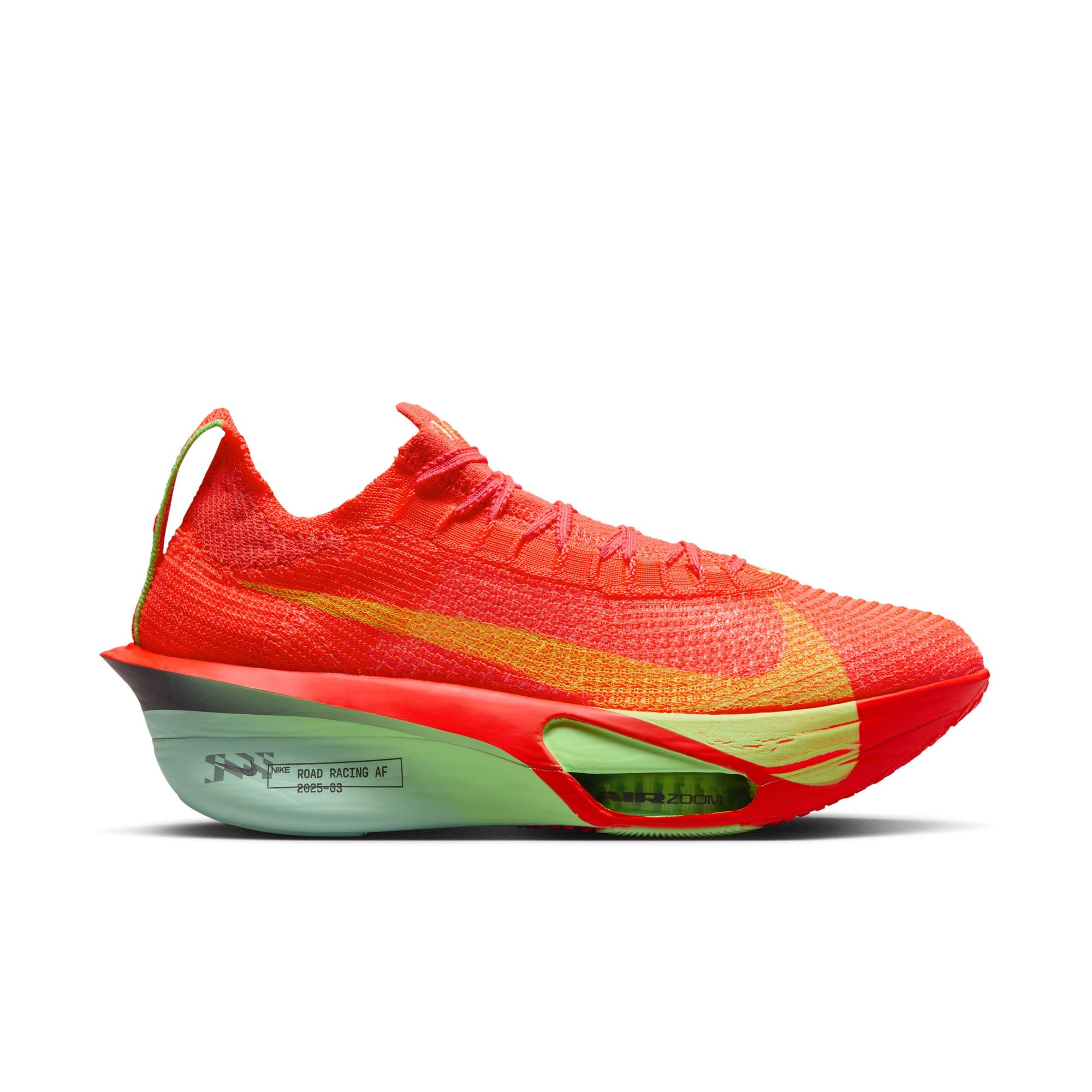 Nike Women's Alphafly 3 Running Shoes - Bright Crimson/Cave Purple Lime Blast | Lightweight Racing Sneakers for Marathon & Long Distance Training | Perfect for Road Running & Competitive Athletes