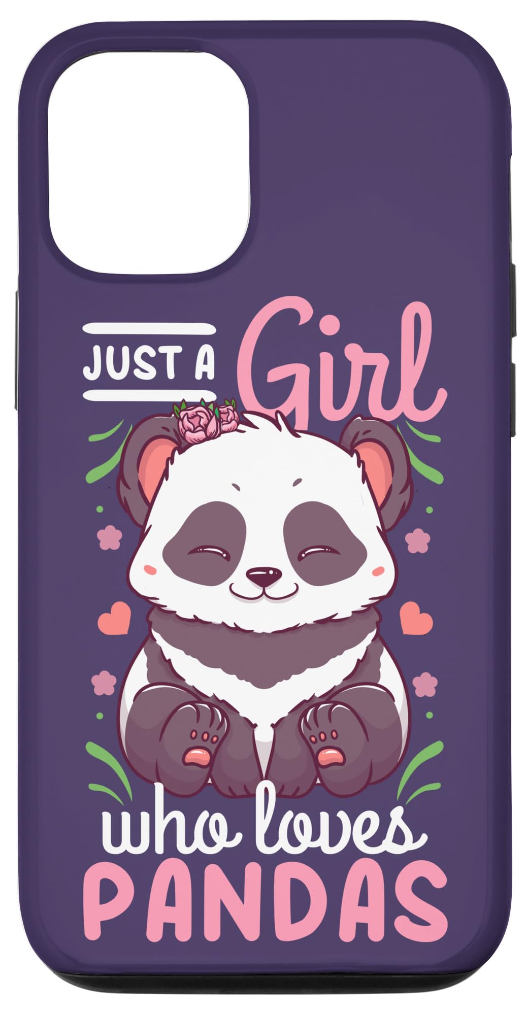 iPhone 12/12 Pro Panda Bear Phone Case - Cute Animal Lover Gift for Women & Girls - Perfect for Panda Enthusiasts & Nature Lovers