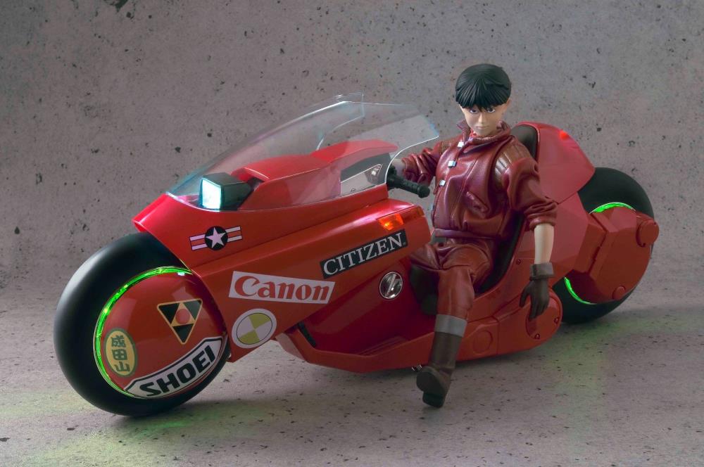 Bandai Soul Of Popynica 1/6 Scale Akira Kaneda's Motorcycle Model - Premium Collectible Anime Figure for Display & Gift (Revival Version) - Perfect for Anime Fans, Home Decor & Office Display