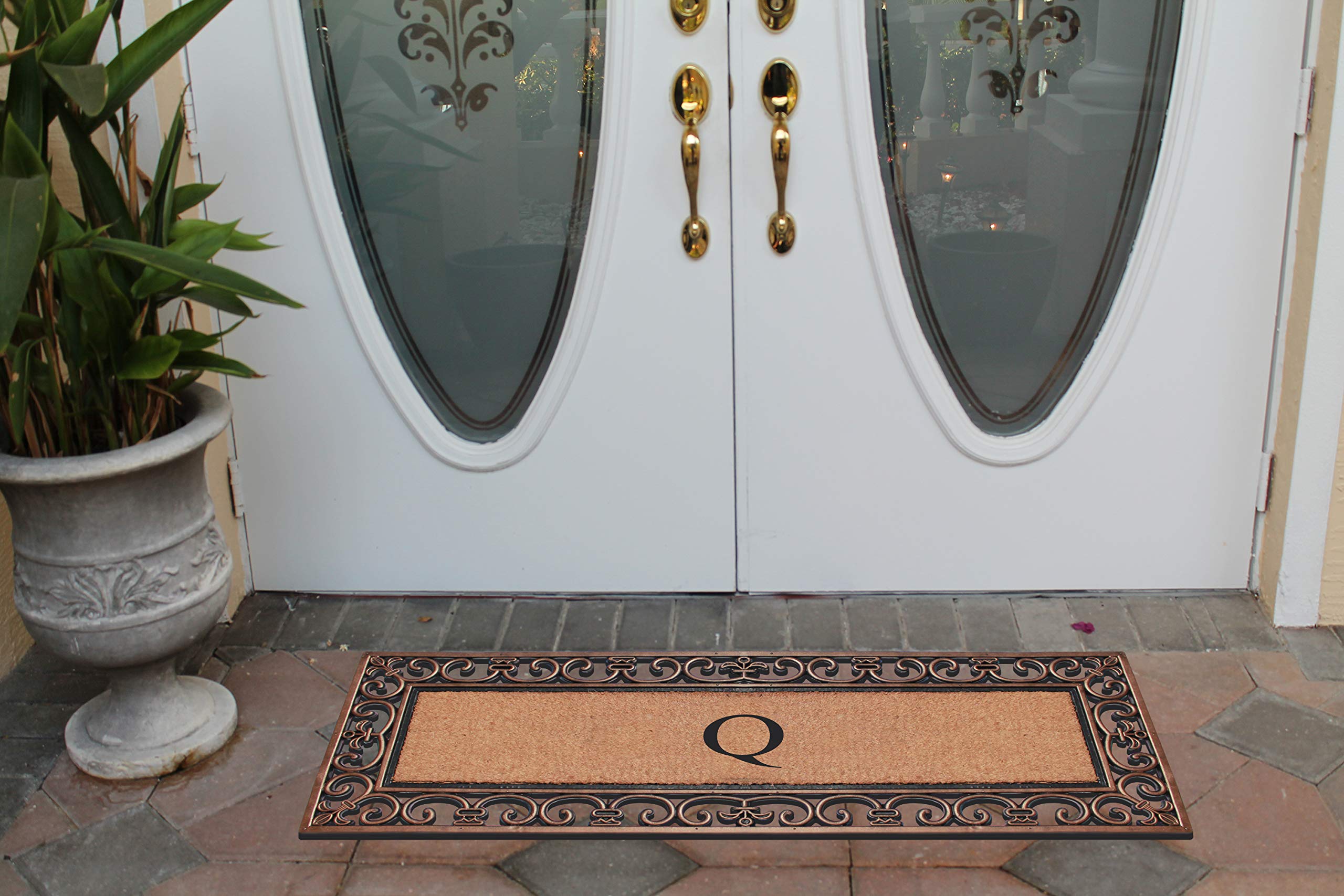 Premium A1HC Natural Coir Monogrammed Door Mat - 18