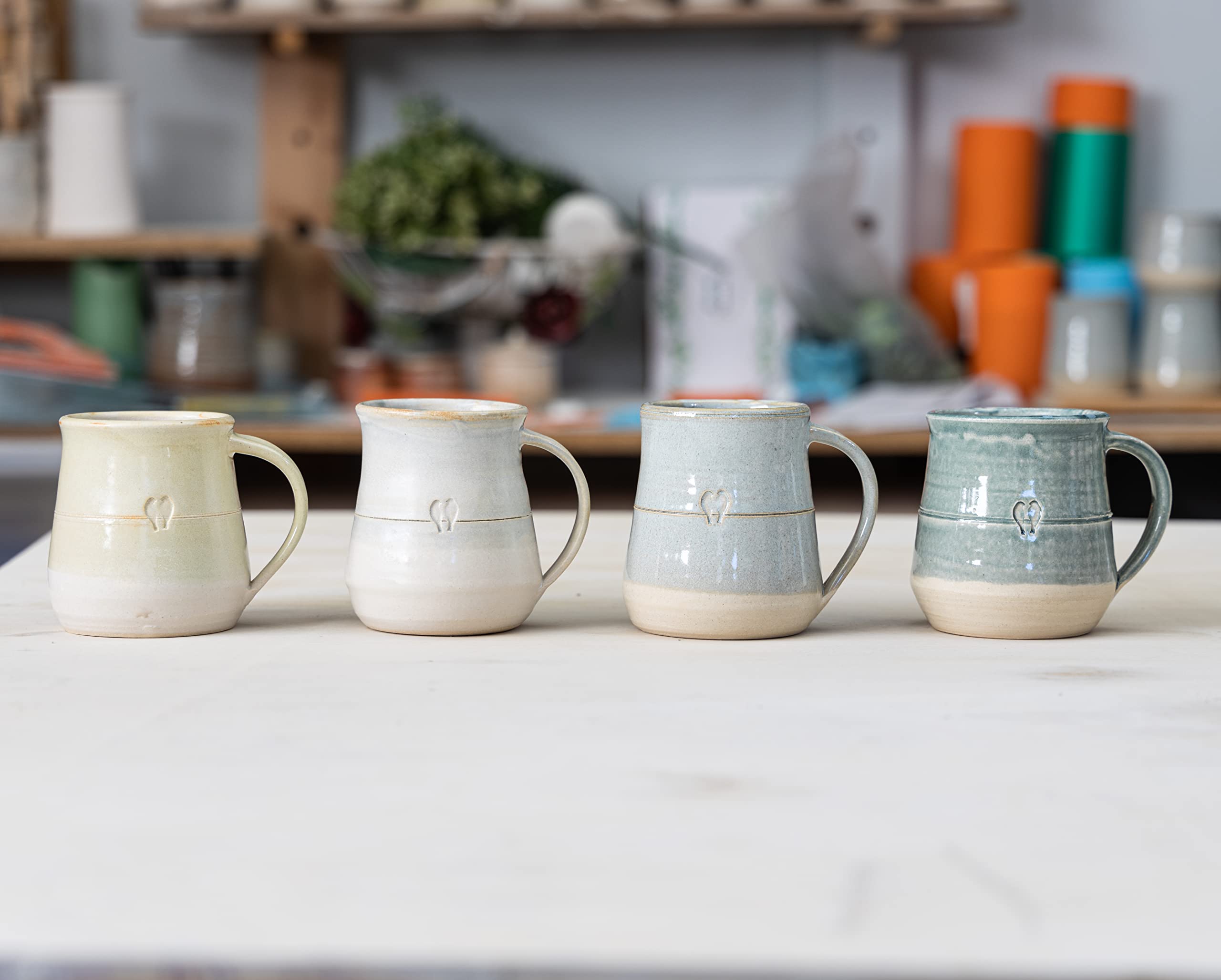Outpost Pottery Stamps - Hope, Love Birds & Grateful Designs for Ceramic Artists | DIY Clay Pottery Tools for Handmade Mugs, Bowls & Home Decor