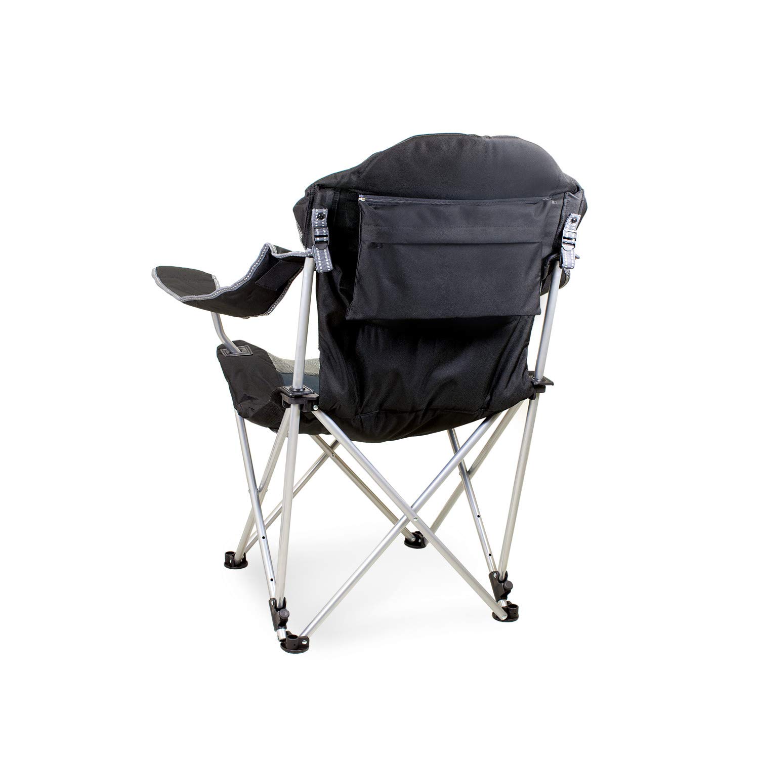 Picnic TIME Reclining Camp Chair for Adults - Portable Folding Beach Chair with Carry Bag - Perfect for Outdoor Camping, Beach Trips, and Sports Events