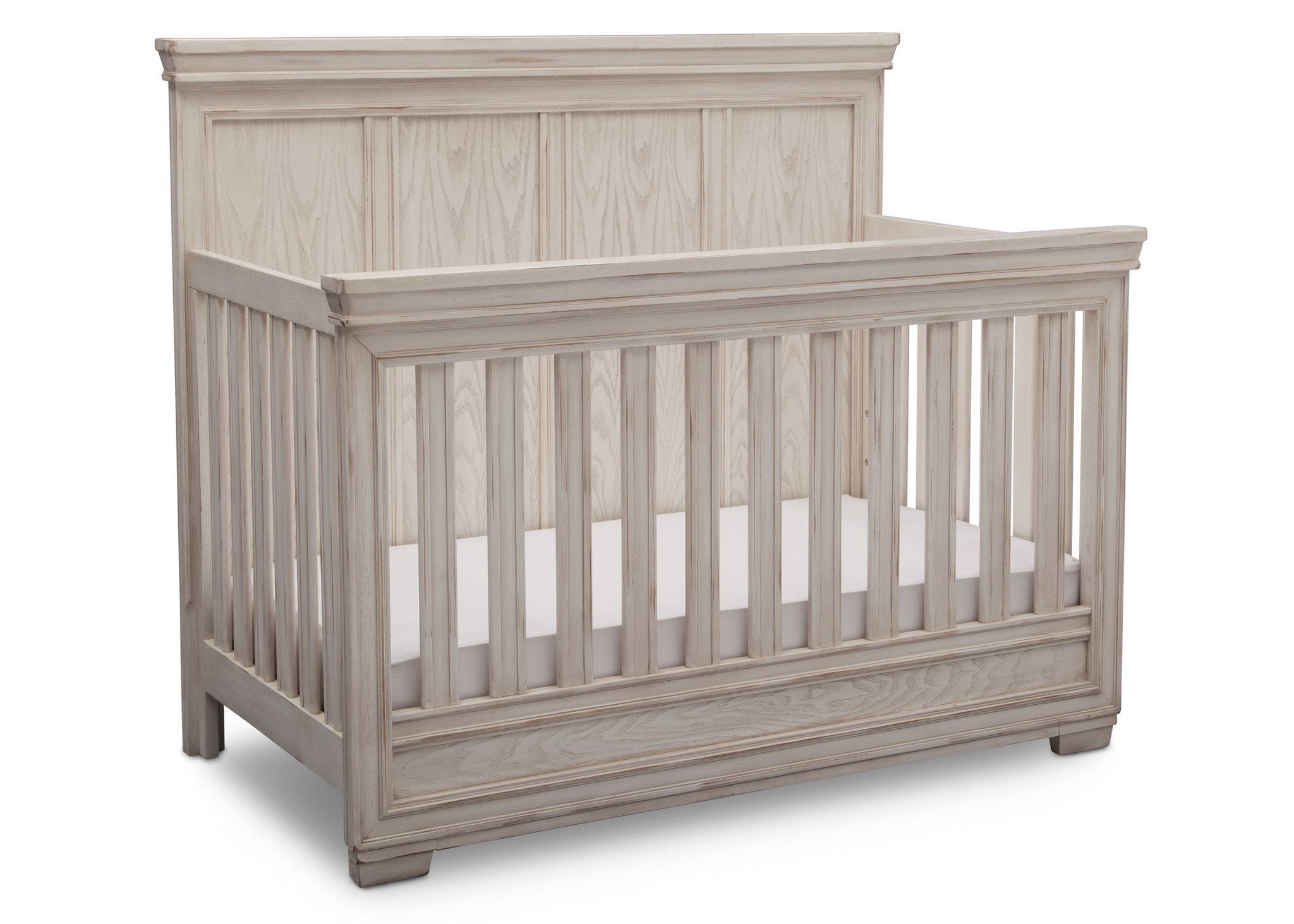 Ravello Convertible Crib to Toddler Bed - 3-in-1 Baby Crib with Mattress for Nursery | Safe & Stylish Wooden Crib for Newborns to Toddlers | Perfect for Modern Nursery, Baby Shower Gift & First Bedroom Setup